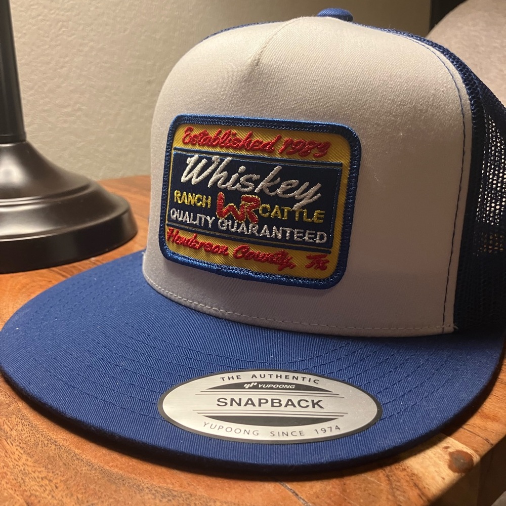 Whiskey bent hat co Henderson, NWT, trucker hat mesh back